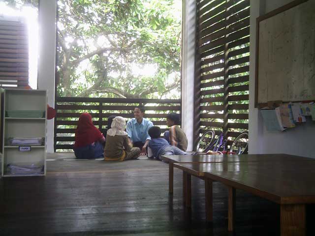 fasilitas gedung school of universe